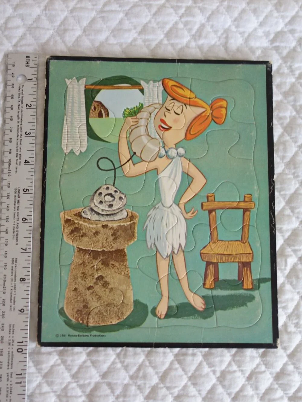 Vntg 1960’s Whitman Puzzles Hanna-Barbera Flintstones, Captain Kangaroo, Dennis